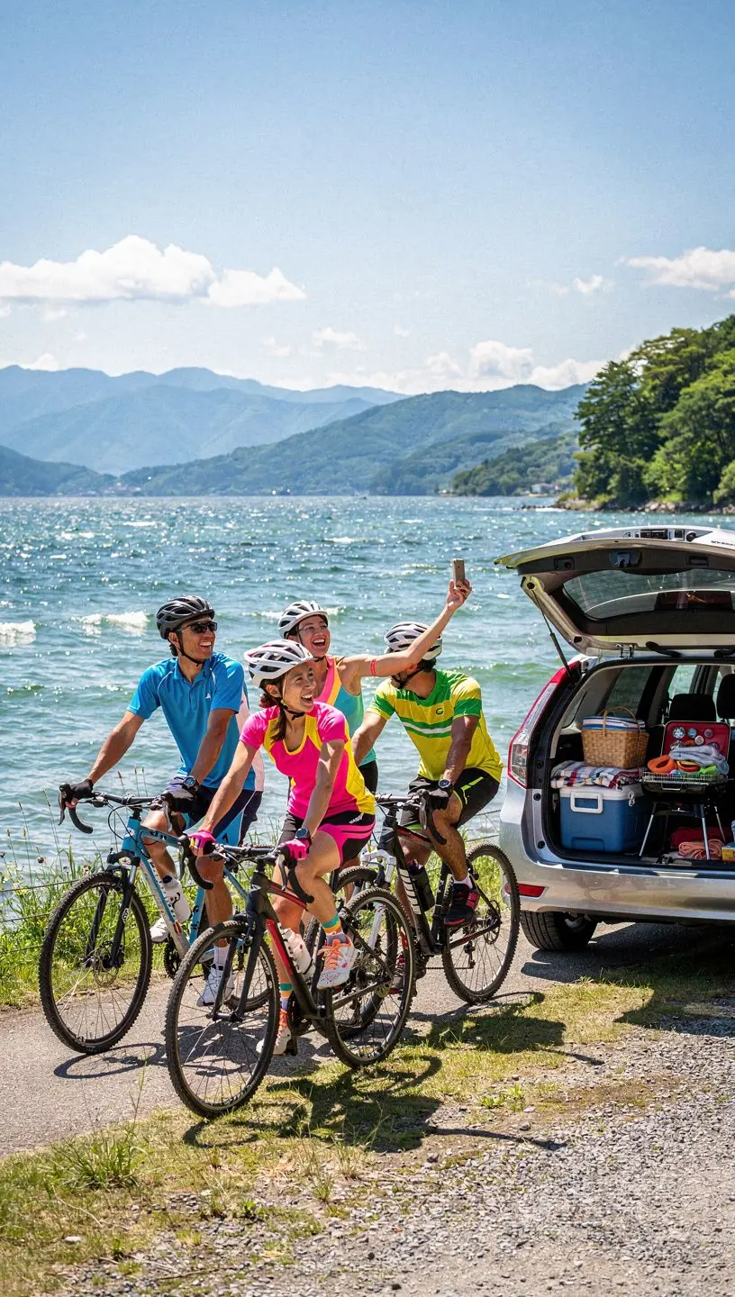 A bustling street market in Kyoto filled with vibrant stalls and traditional Japanese food.